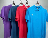 تیشرت یقه برگرد سه دگمه آستین کوتاه وارداتی