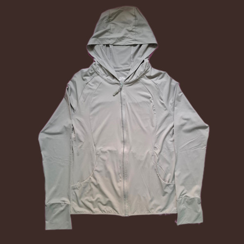 سویشرت کلاهدار جیبدار تنفس پذیر تمام زیپ آستین فینگردار